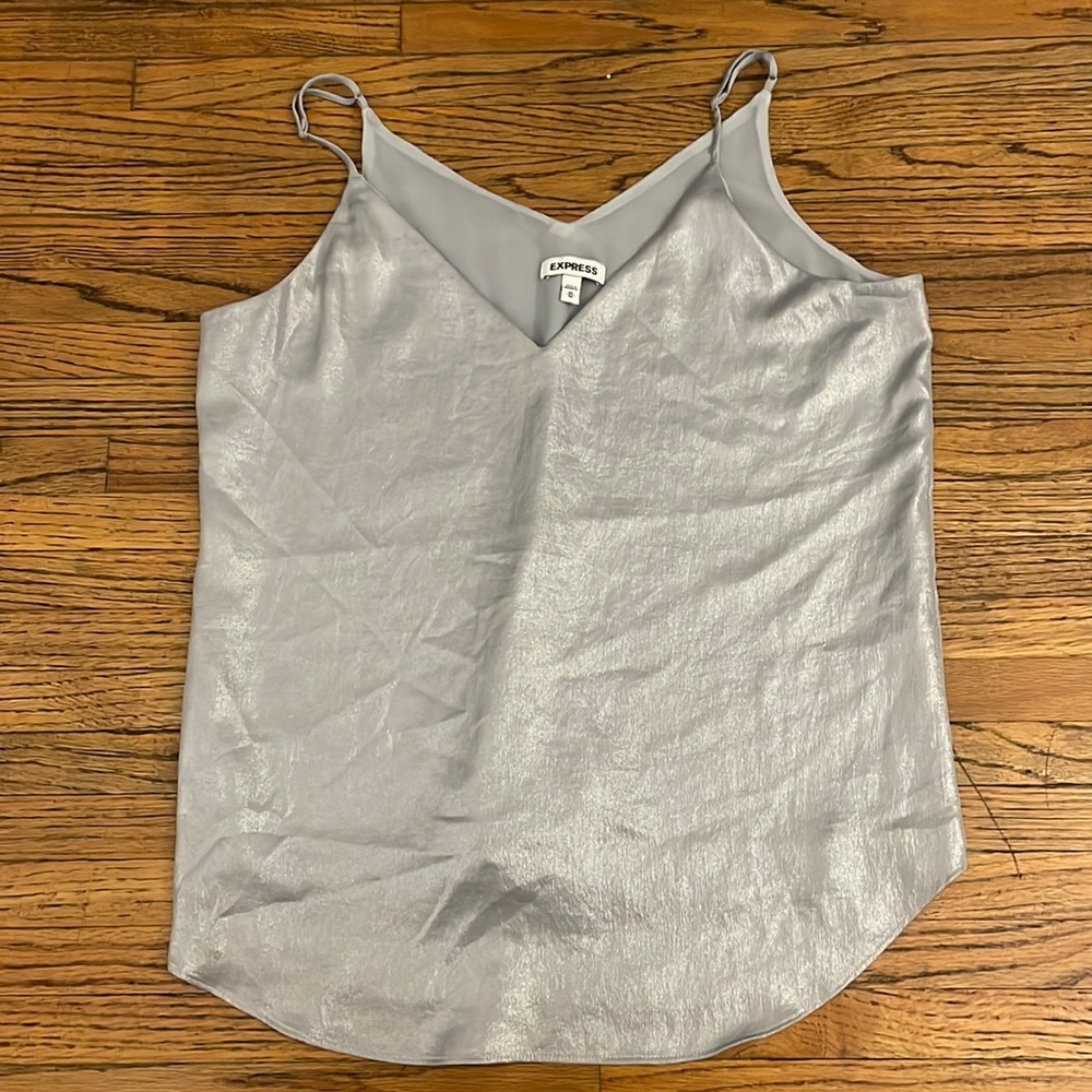 Express Silver Tank Top